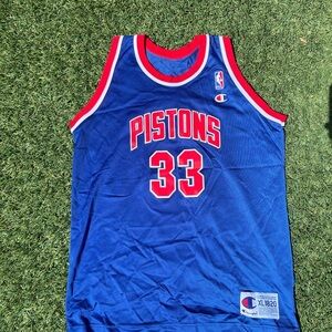 Vintage Champion Grant Hill Detroit Pistons jersey